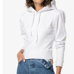 NWT A_Plan_Application Judo Cropped Cotton Hoodie